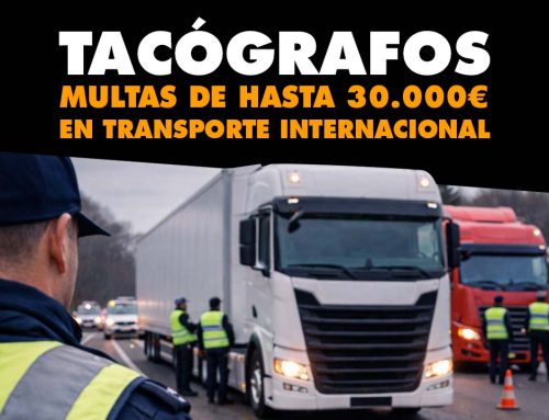 Hasta 30.000 € de multa por no disponer del tacógrafo inteligente G2V2 en transporte internacional
